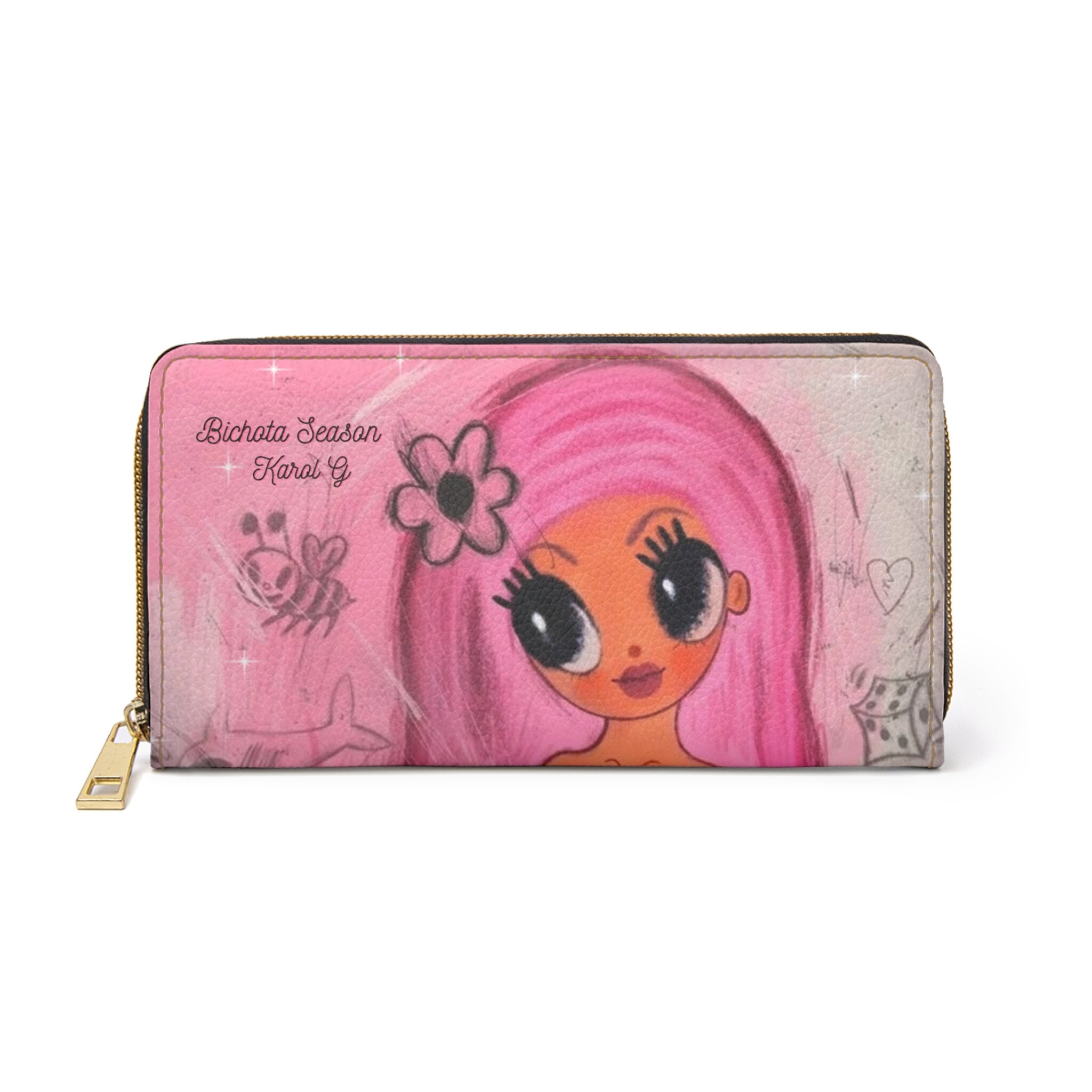 Karol G Zipper Wallet Karol G Accessory Karol G Bichota Etsy