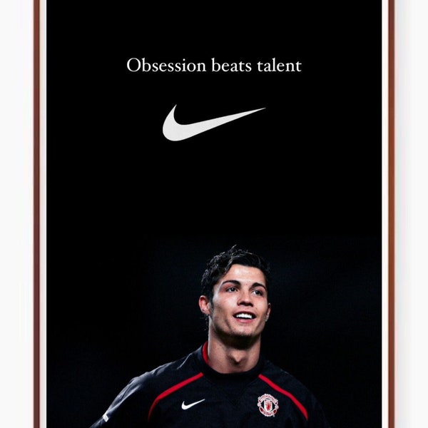 HD Ronaldo Nike-poster