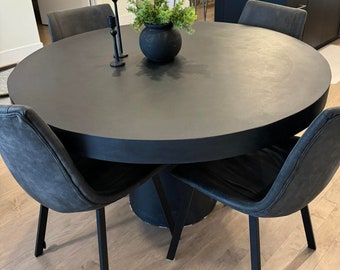 Circle Concrete Dining Table