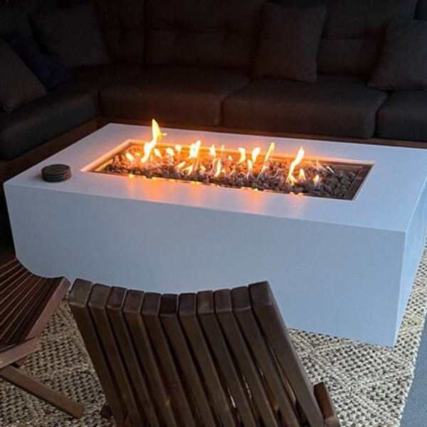 Patio Fire Coffee Table Etsy