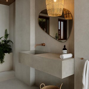 Thick Face Concrete Sink