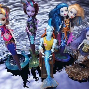 Monster High water dolls sea dolls