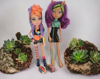 Werewolf Sister Pack Howleen and Clawdeen, completely