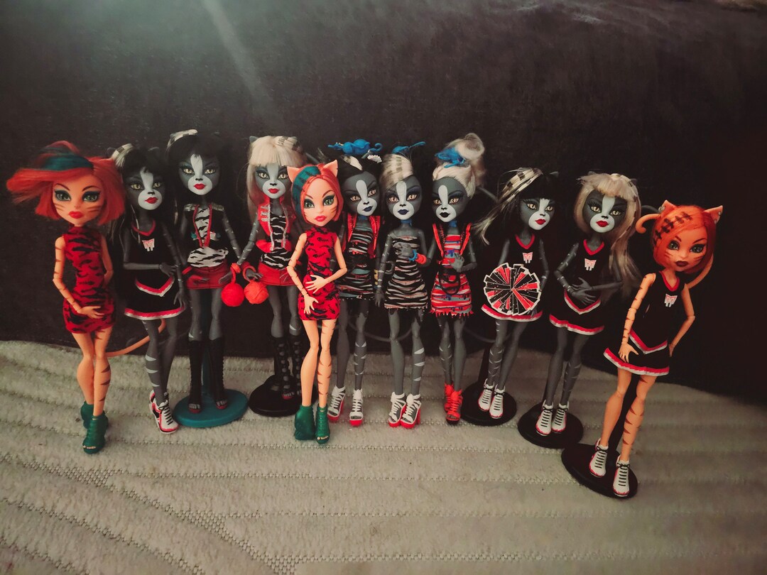 Monster high Meowlody and Purrsephone - Etsy.de