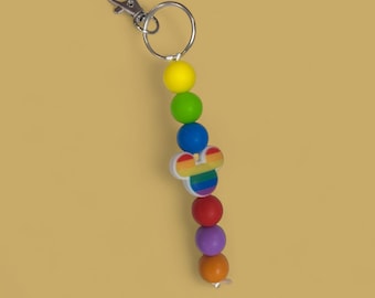 Mickey Mouse Ears Rainbow Keychain