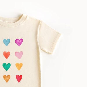 Rainbow Heart Toddler Shirt | rainbow heart shirt toddler, rainbow heart shirt kids, pride month shirt toddler, pride month shirt kids