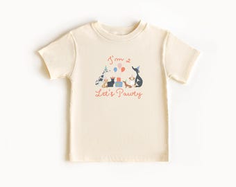 Let's Pawty Puppy Birthday Shirt | let's pawty birthday shirt, dog lets pawty, lets pawty party dog, puppy theme birthday party