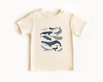 Sea Creatures Shirt | whale species shirt, ocean creatures toddler shirt, ocean creatures shirt, whale shirt toddler, ocean birthday shirt