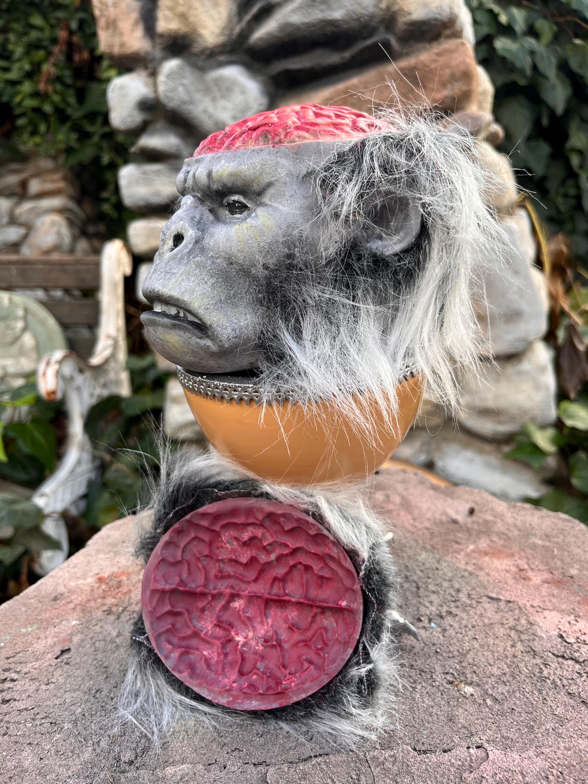 やたら面白い韓国メタル「monkey head」1994 Indiana Jones Temple of Doom Chill Monkey Brain - Etsy UK