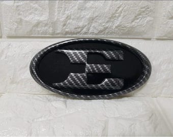 Kia Stinger Logo Carbon Fiber emblem car badge Soul Optima Telluride k5 sorento K3 seltos