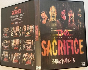 TNA SACRIFICE 2024 DVD-R w/ Case Artwork
