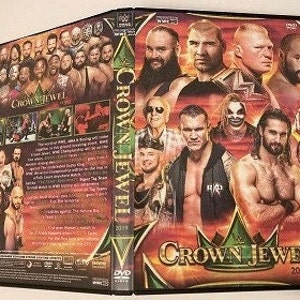 DVD-R WWE Crown Jewel 2019 con custodia