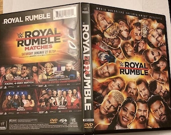 Wwe Royal Rumble 2024 DVD-R met hoesjekunstwerk