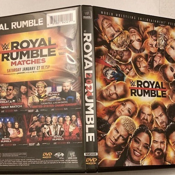 Wwe Royal Rumble 2024 DVD-R mit Hülle Artwork