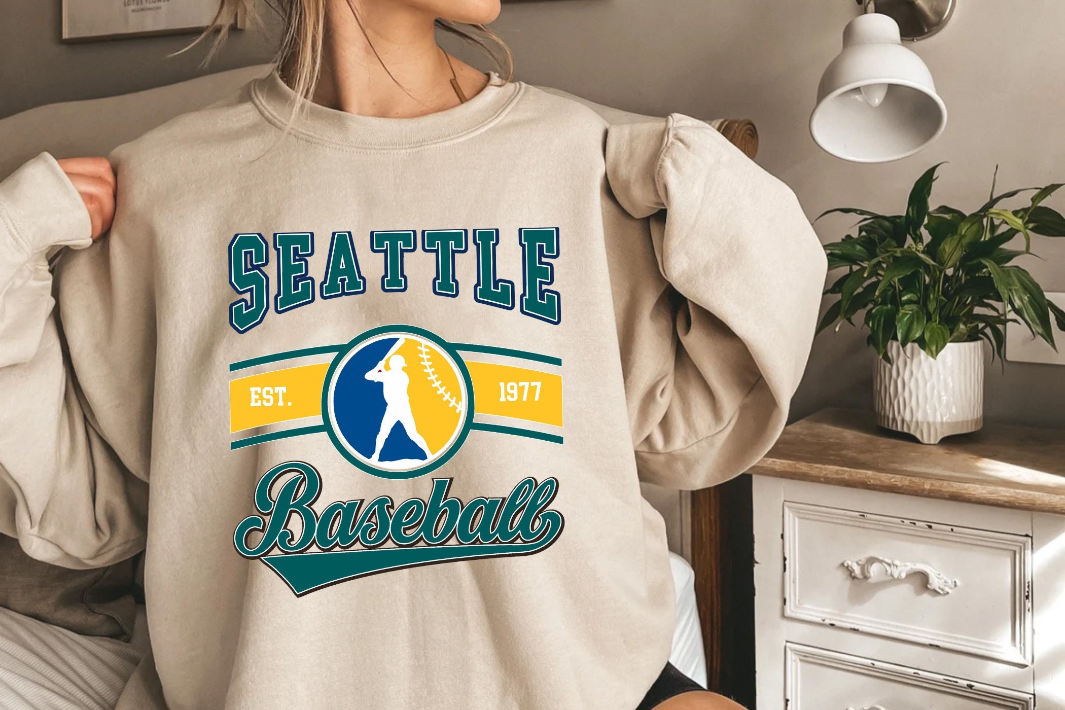 Tops, Vintage Seattle Mariners Sweatshirt