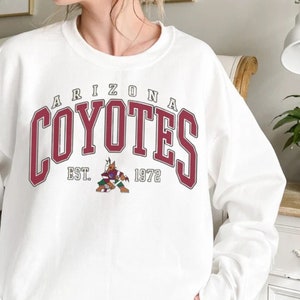 Arizona Coyotes Vintage NHL Ugly Christmas Sweater Sport Grey / S