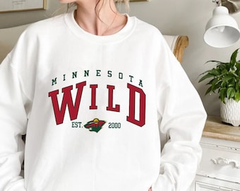 Minnesota Wild Hockey Light Weight Pull Over Hoodie. It is a 