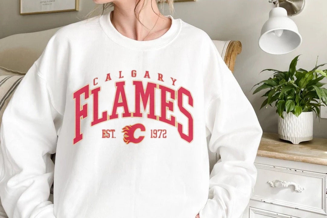 Vintage Hockey Jersey, Calgary Flames Style