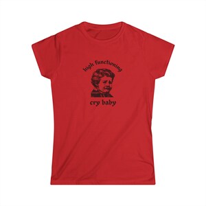 Cry Baby Shirt, 2000s Tshirt, Y2K Tshirt, Y2K baby tee, Coquette, funny baby tee, Meme Shirt, Vintage Tshirt, Trendy Tshirt, Vintage 90s Tee image 3