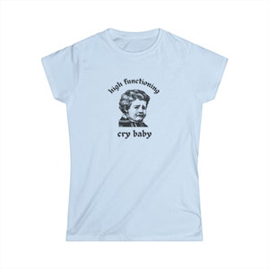 Cry Baby Shirt, 2000s Tshirt, Y2K Tshirt, Y2K baby tee, Coquette, funny baby tee, Meme Shirt, Vintage Tshirt, Trendy Tshirt, Vintage 90s Tee image 5
