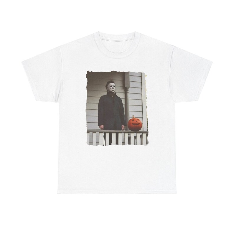 Vintage Michael Myers Halloween Shirt, Retro Horror Tshirt, Baggy Fit Tee, Scary Movie Tee, Meme Shirt, Friday 13th Tshirt, 90s Halloween image 2