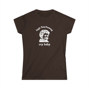 Cry Baby Shirt, 2000s Tshirt, Y2K Tshirt, Y2K baby tee, Coquette, funny baby tee, Meme Shirt, Vintage Tshirt, Trendy Tshirt, Vintage 90s Tee image 4
