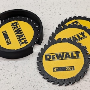 sottobicchieri ispirati a DeWalt