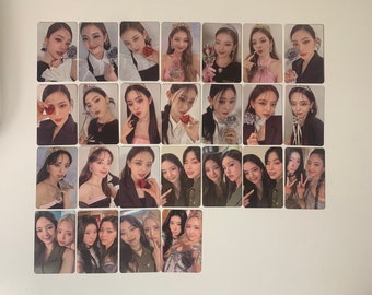 Itzy **OFFICIAL** Checkmate Album Photocards