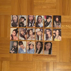 LESSERAFIM **OFFICIELLES** Cartes photo Kpop