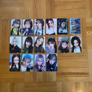 Cartes photo Kpop **OFFICIELLES** IVE