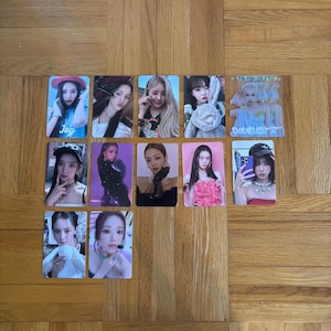 Varias tarjetas fotográficas **OFICIALES** del Kpop