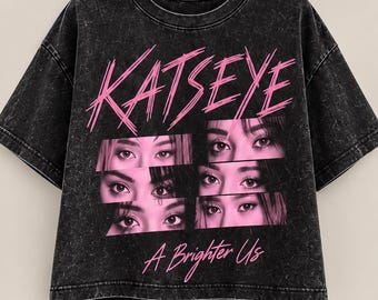 Pink Eyes Vintage Wash Crop Tee