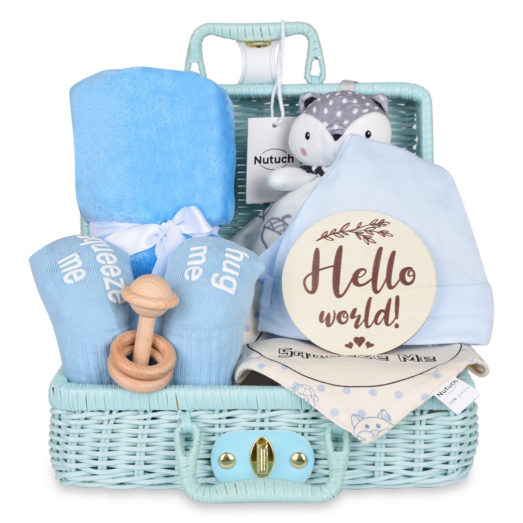 NUTUCH Newborn Baby Gift Set Baby Shower Gift Basket Baby Boy Gift