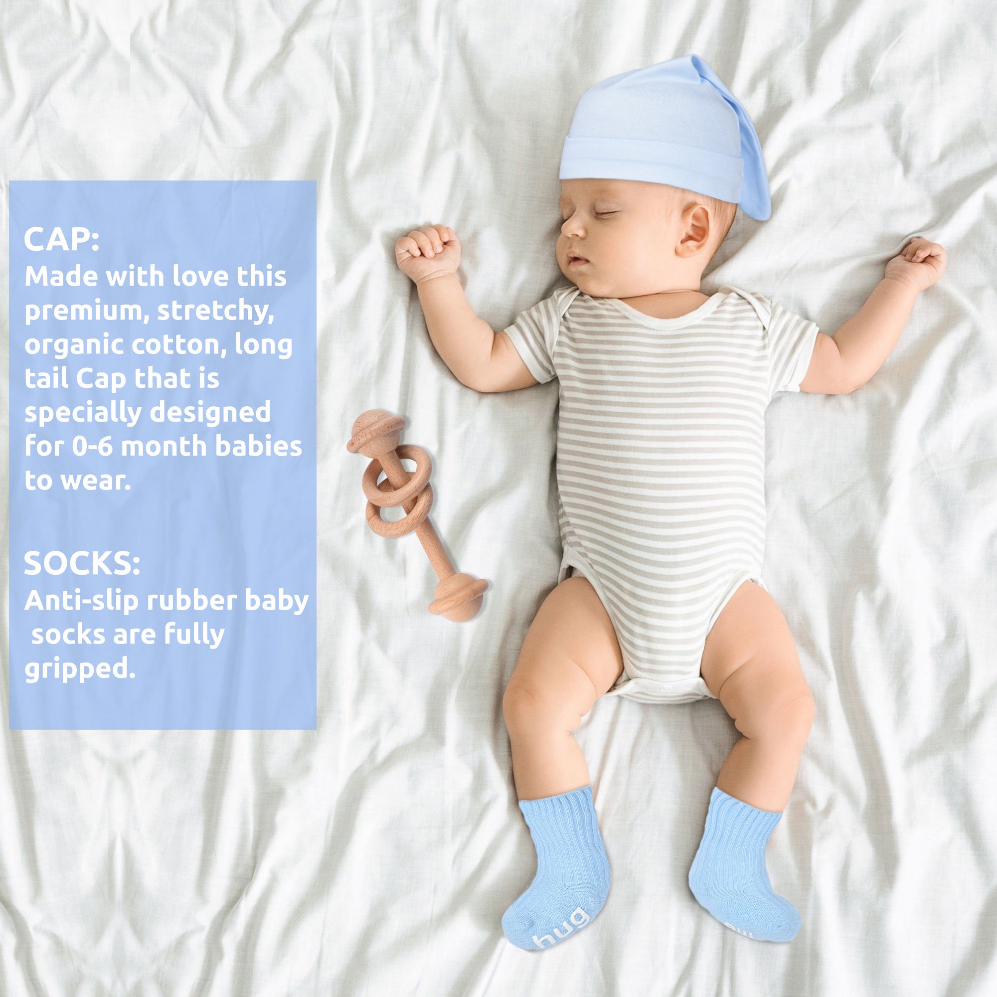 NUTUCH Newborn Baby Gift Set Baby Shower Gift Basket Baby Boy Gift