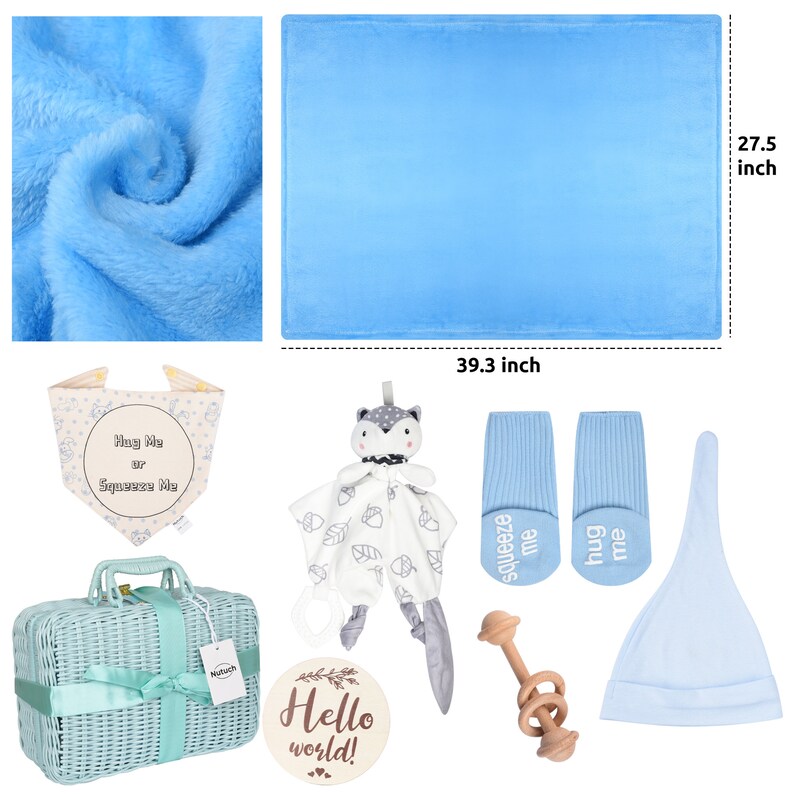 NUTUCH Newborn Baby Gift Set Baby Shower Gift Basket Baby Boy Gift