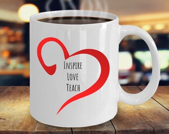 Teach Love Inspire Teacher Appreciation Gift, Retirement Gifts For Teachers, Special Teacher Gifts, Teacher Thank You Gift For Inspiring Me