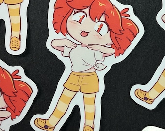 Vocaloid Kasane Teto Birdbrain by JamieP Glossy Vinyl Sticker