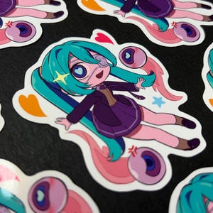 Monitoring Hatsune Miku Glossy Vinyl sticker | DECO27 Vocaloid