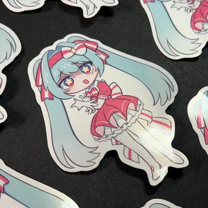 Magical Girl Hatsune Miku Riprova ora (いますぐ輪廻) di NAKISO Adesivo in vinile lucido/Posa di Sailor Moon