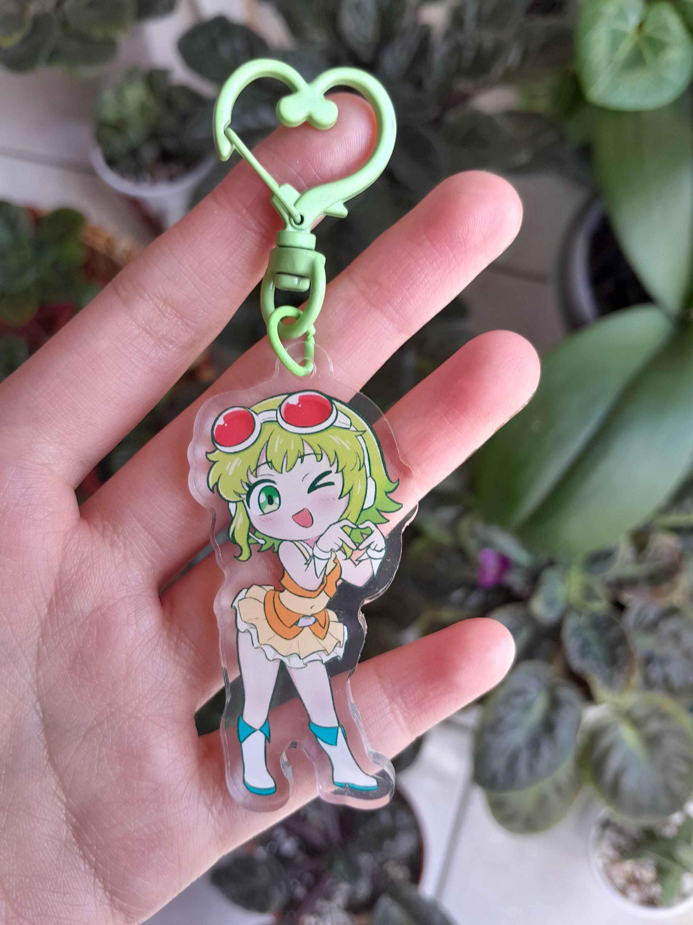 Vocaloid GUMI Megpoid Acrylic Keychain Charm - Etsy