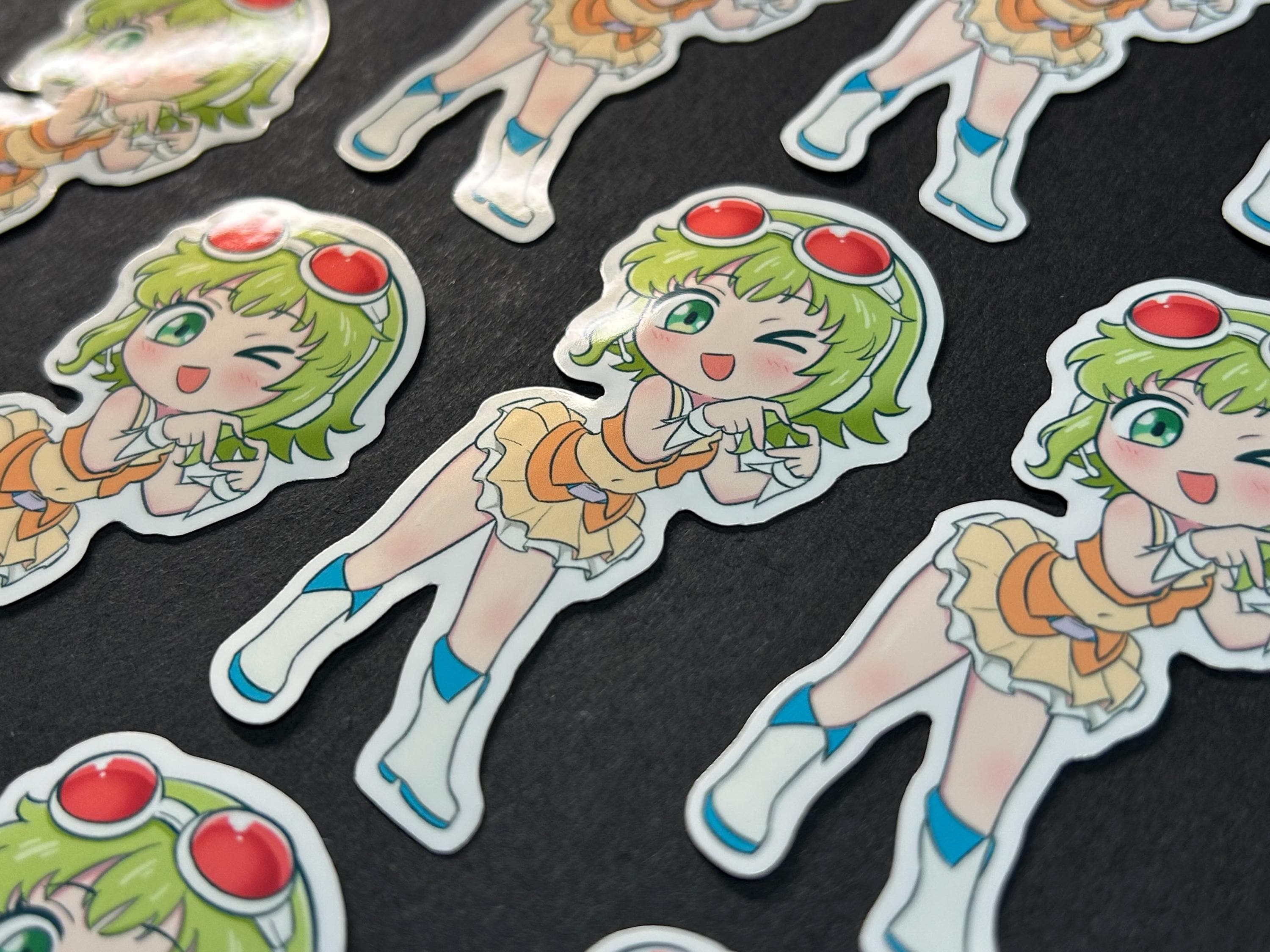 Vocaloid GUMI Megpoid Glossy Vinyl Sticker - Etsy