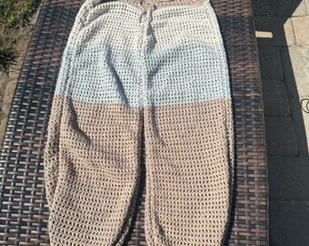 Crochet cover up pants