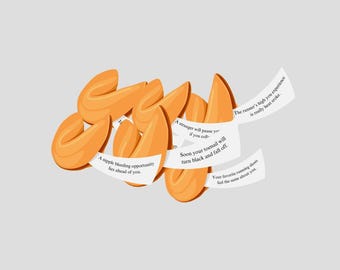 Running Fortune Cookie Stickers, Running Gifts, Marathon Runner Sticker, Funny Runner Sticker, Run Club, Runner