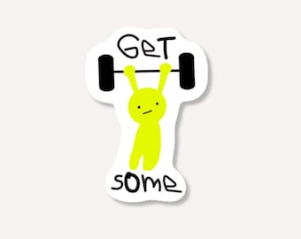 Get Some Magnet, Weightlifting Magnet, Deadlift Magnet, LFT HVY SHT, Lifting Workout Magnet