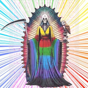 Santa Muerte 7 potencias, png, bekerverpakking