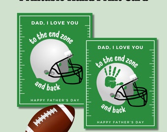 Fathers Day Hand Print Art