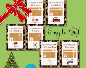 Libro de tarjetas de regalo de Navidad