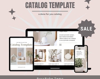 Plantilla de catálogo hecha para usted