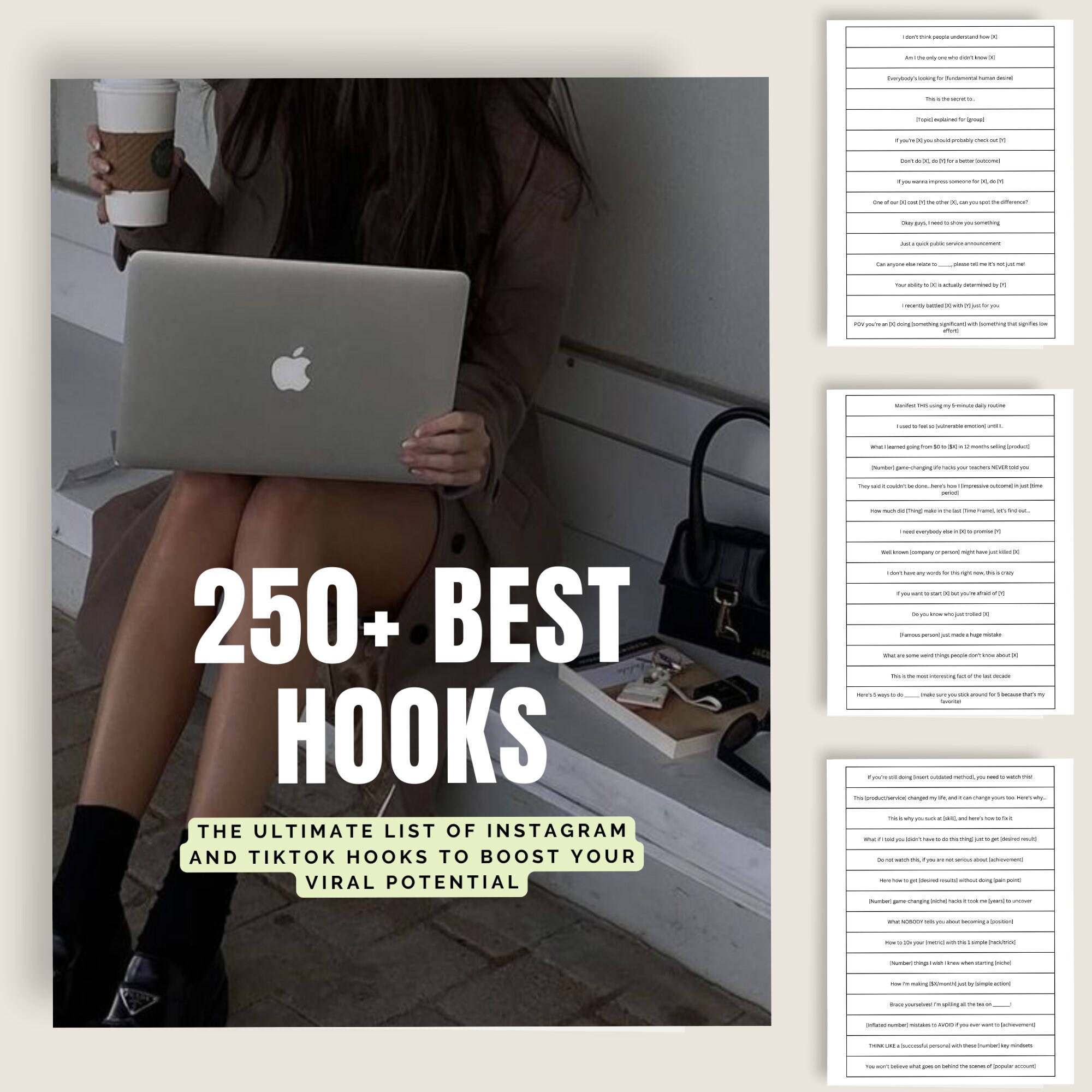 250+ Hooks for Instagram and Tiktok - Etsy