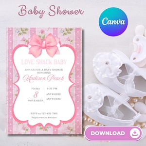 Love Shack Baby Shower Invite